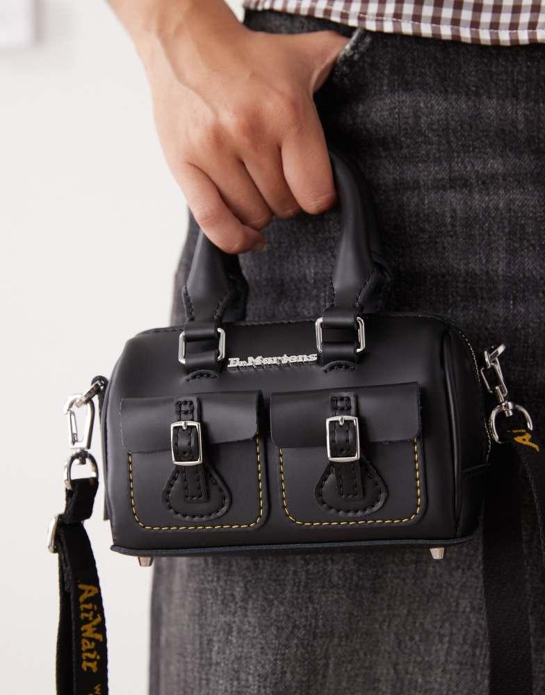 Dr. Martens Dr Martens mini top handle bag with contrast stitch in