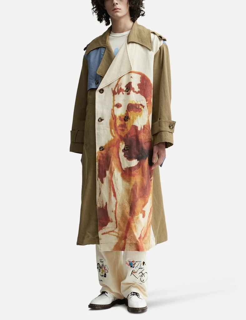KidSuper Painted Trench Coat 5