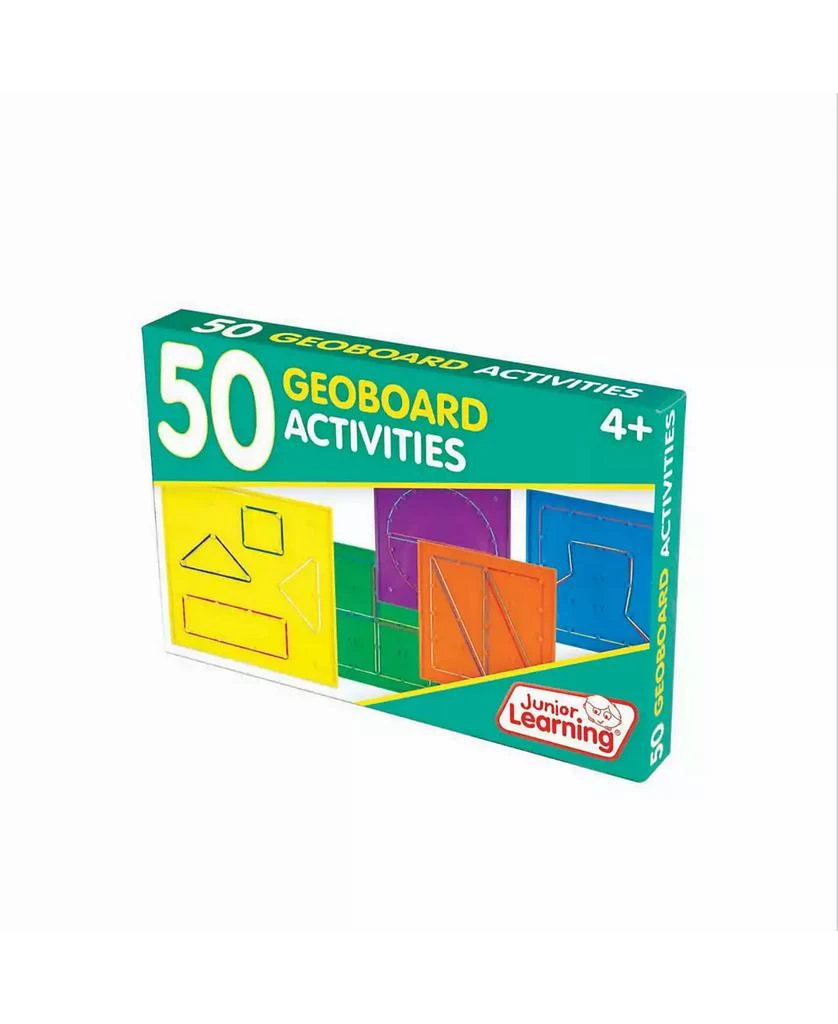 Redbox Junior Learning 50 Geoboard Educational Activity Cards for Math Skills 1