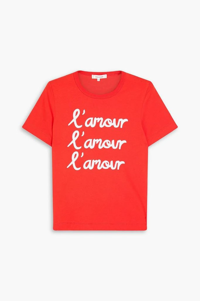 Chinti & Parker Printed cotton-jersey T-shirt 1