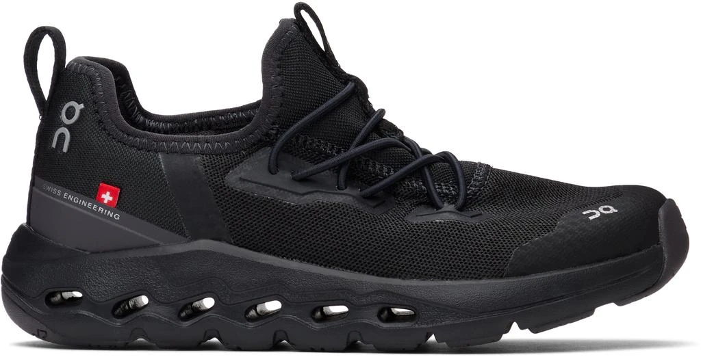 On Little Kids Black Cloudleap Sneakers