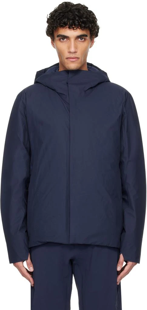 Veilance Navy Altus Down Jacket