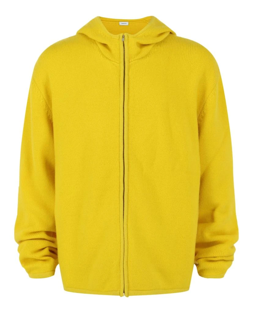 Salvatore Ferragamo Cashmere Blend Zip-Up Hooded Sweatshirt