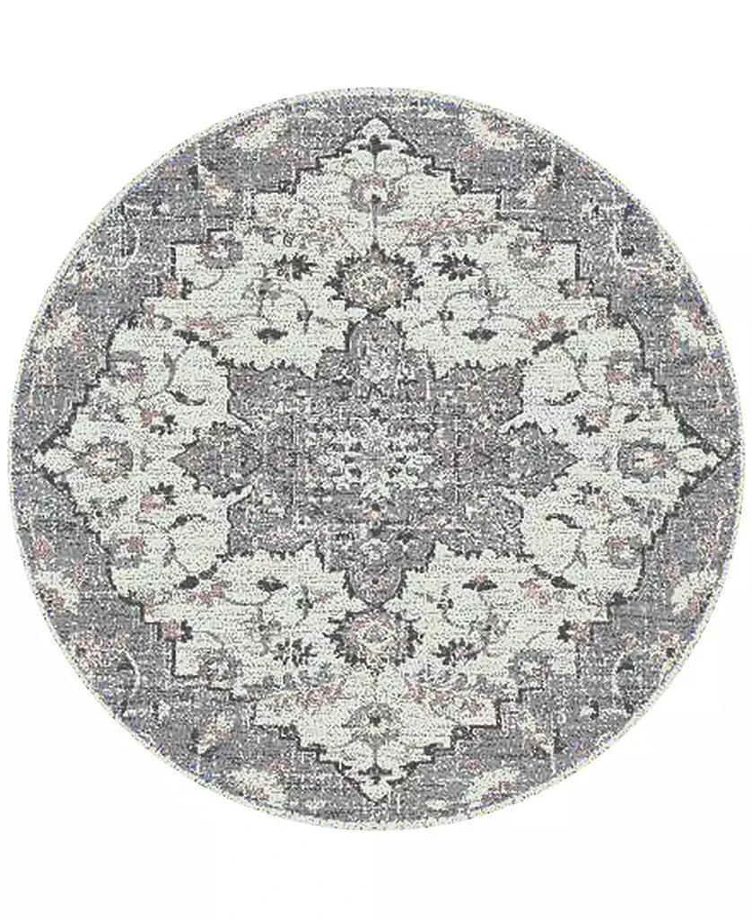Amer Rugs Montana Herris 7'6" x 7'6" Round Area Rug 1