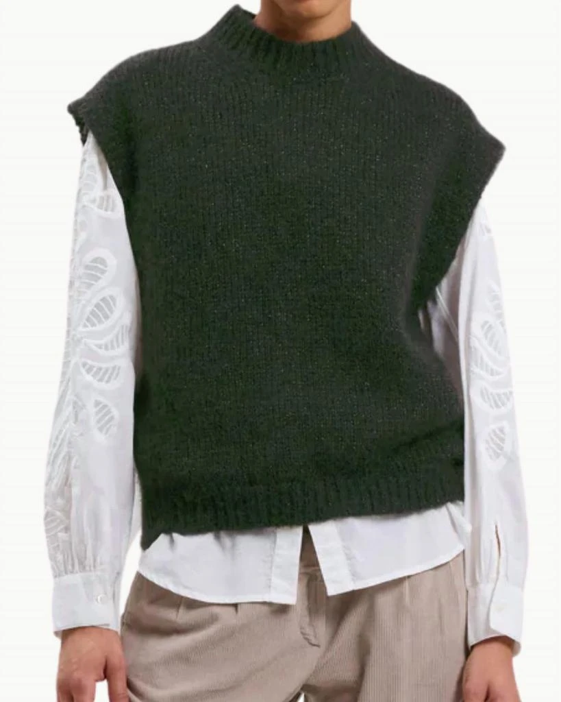 Hartford Hartford - MAORI WOMAN KNIT PULLOVER SWEATER 1