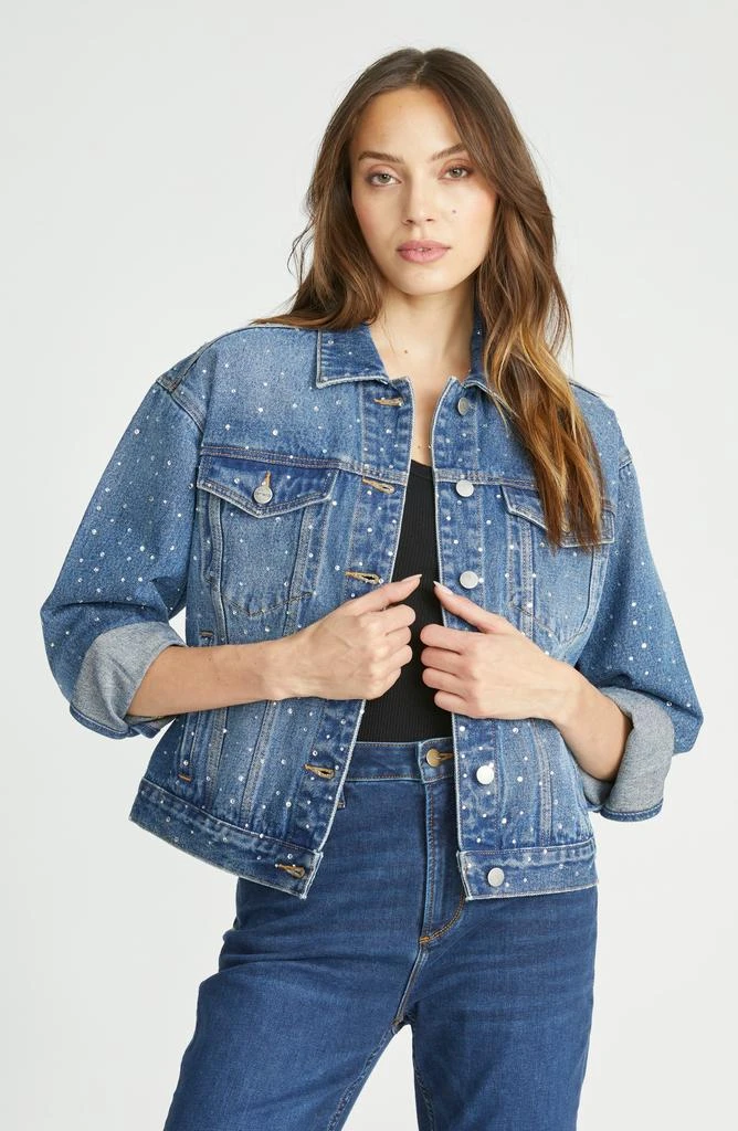 Driftwood x After Party Rhinestone Embellished Jean Jacket 5