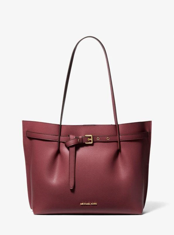 Michael Kors Emilia Large Pebbled Leather Tote Bag 1