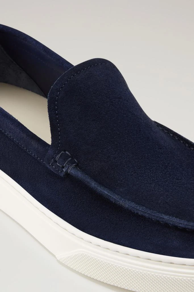 WO-FOOTWEAR Suede Leather Loafers - Men - Blue 5
