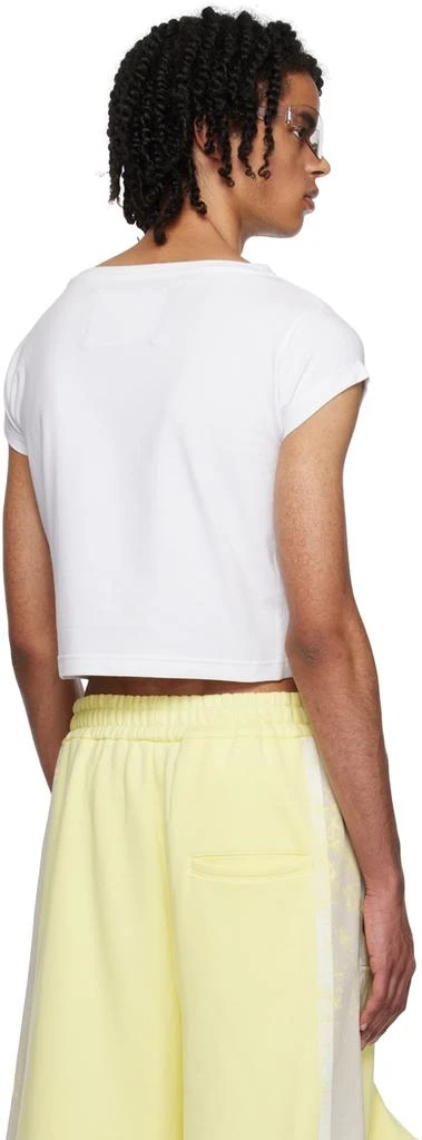 ANONYMOUS White Appliqué T-Shirt 3