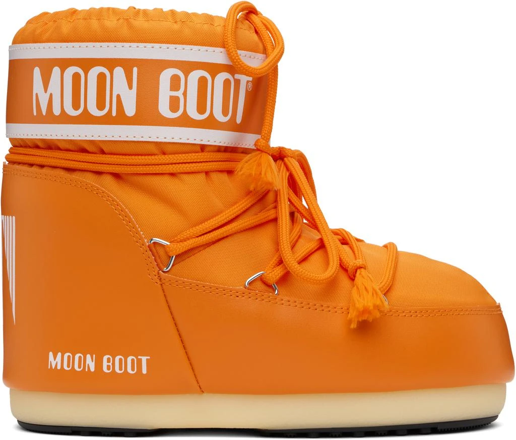 Moon Boot Orange Icon Low Nylon Boots 1