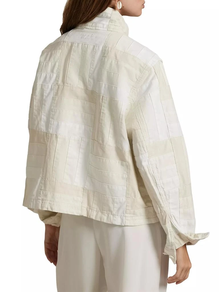 Ralph Lauren Patchwork Mock Turtleneck Jacket 5