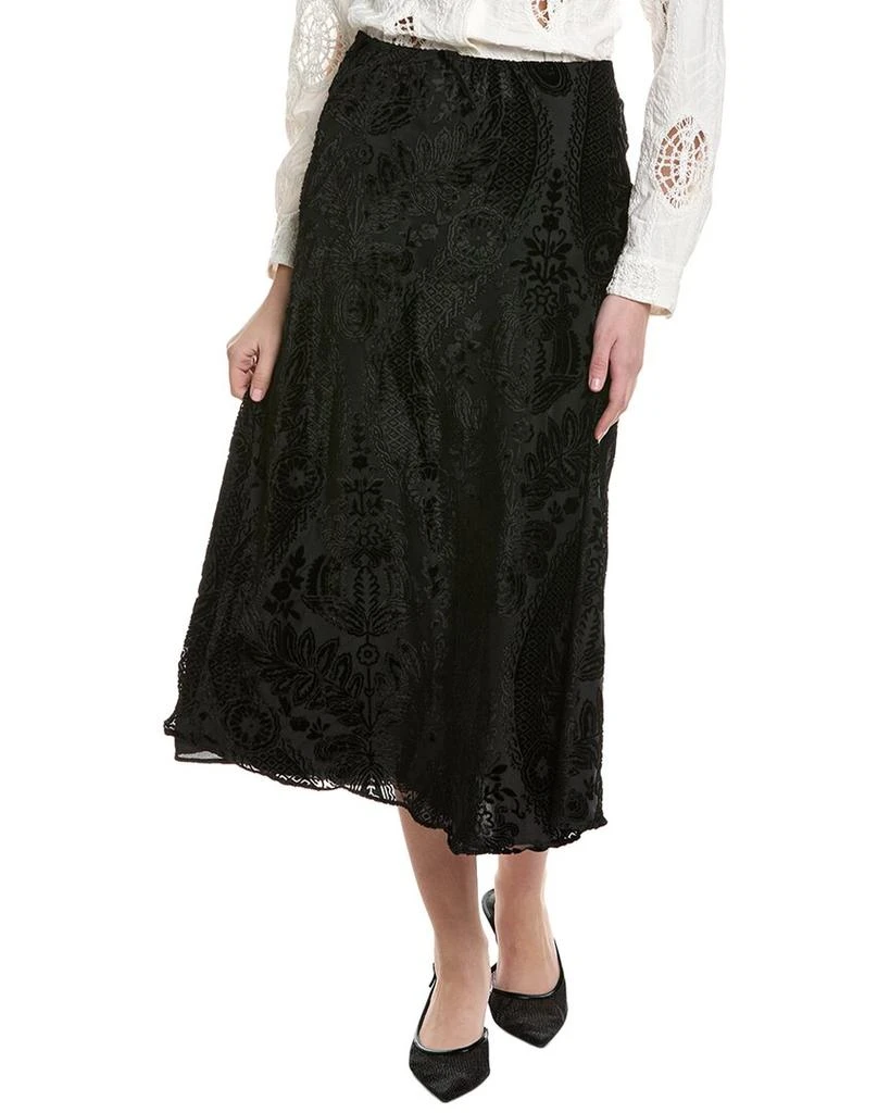 Vince Camuto Velvet Burnout Skirt 1