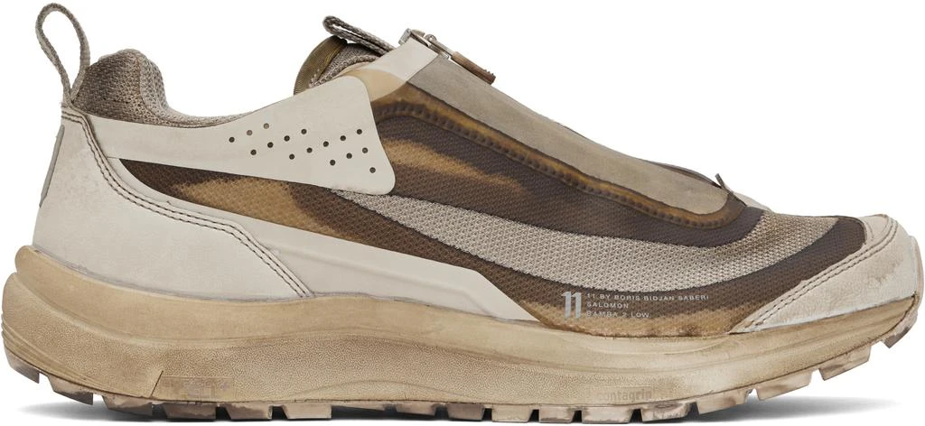 11 by Boris Bidjan Saberi Brown Salomon Edition Bamba 2 Low V2 Sneakers 1