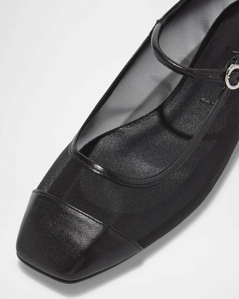 AEYDE Uma Mesh Mary Jane Ballerina Flats 5