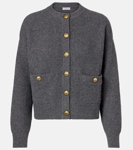 Brunello Cucinelli Wool, cashmere, and silk cardigan 1