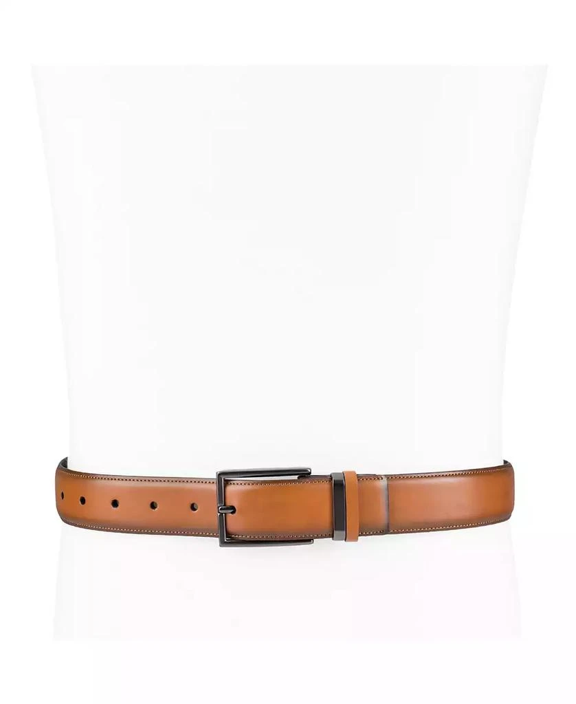 Alfani Men's Burnished Edge and Metal Loop Dress Belt, Created for Macy's 5