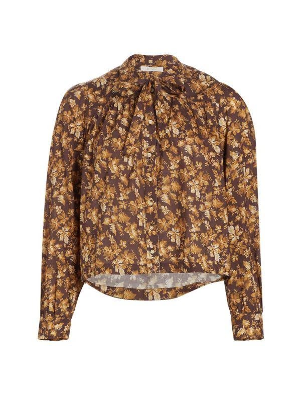 DÔEN Norma Cotton Voile Floral Blouse 5