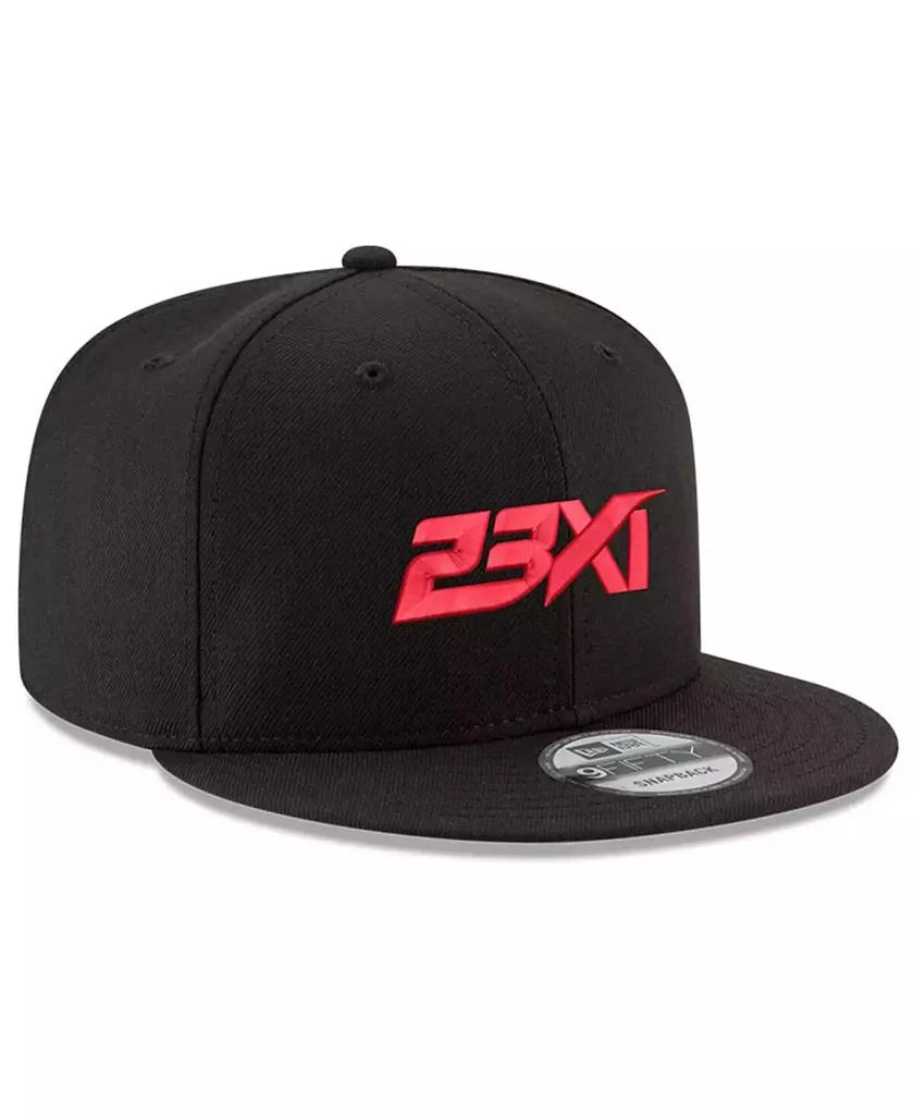 New Era Men's Black 23XI Racing New Logo 9FIFTY Snapback Hat 4