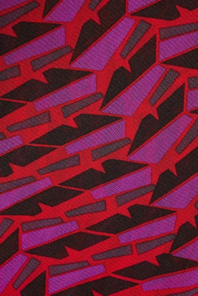 Diane von Furstenberg Remy printed mesh turtleneck top 4