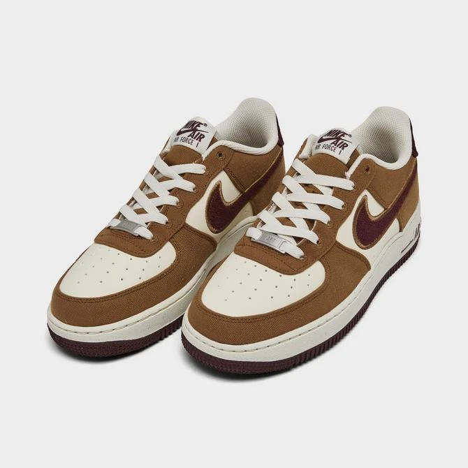 NIKE Big Kids' Nike Air Force 1 LV8 Canvas Casual Shoes 2