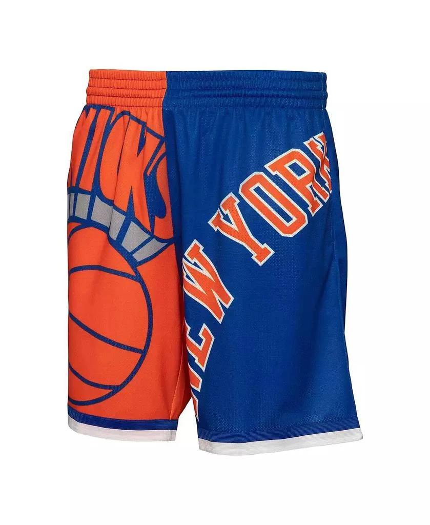 Mitchell & Ness Men's Blue New York Knicks Big Face 5.0 Fashion Shorts 3