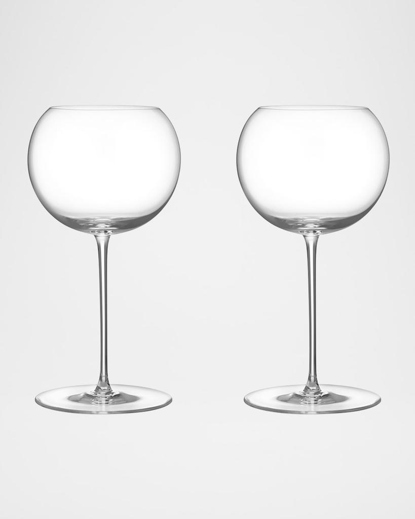 Orrefors Geometry 17.5 oz. White Wine Glasses, Set of 2