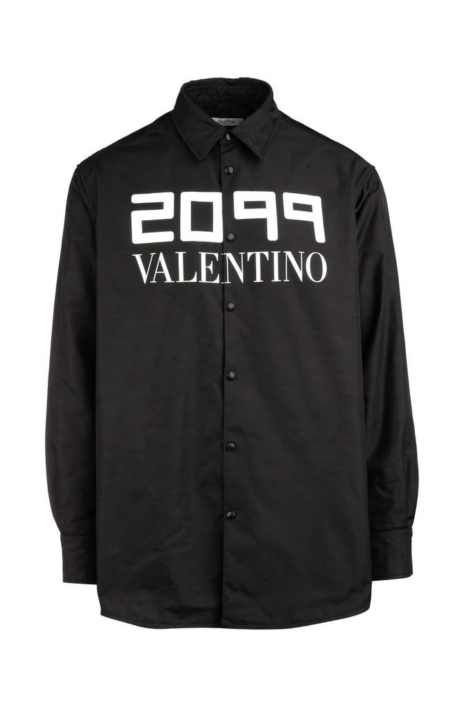 Valentino Valentino 2099 Logo Print Overshirt 1