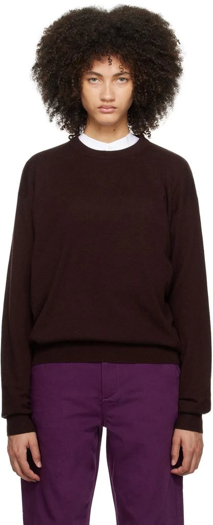 6397 Burgundy Slouchy Sweater 1