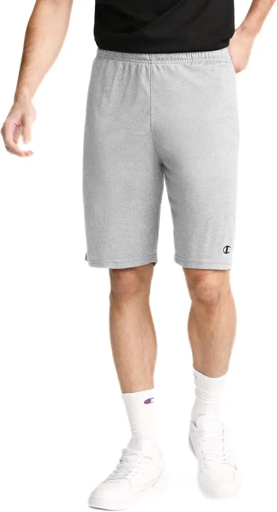 CHAMPION Champion Men's Lounge Shorts, Standard Fit, 9 Inch Inseam, Lightweight 100% Cotton, Available in Regular and Big & Tall