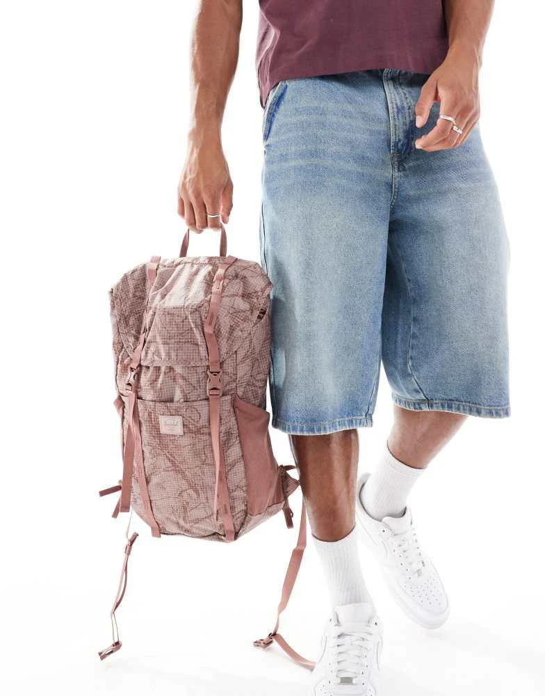 Herschel Supply Co ultralight 22L nylon backpack in ash rose print  On  Sale Now with Up to 35% Off | Discover Exclusive Deals & Savings at  BeyondStyle  Authentic Herschel Supply