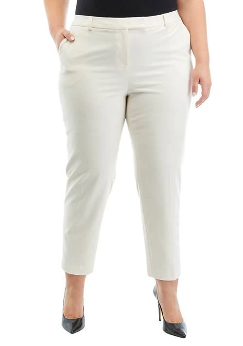 THE LIMITED Limited Plus Size Bi Stretch Straight Leg Ankle Pants 1