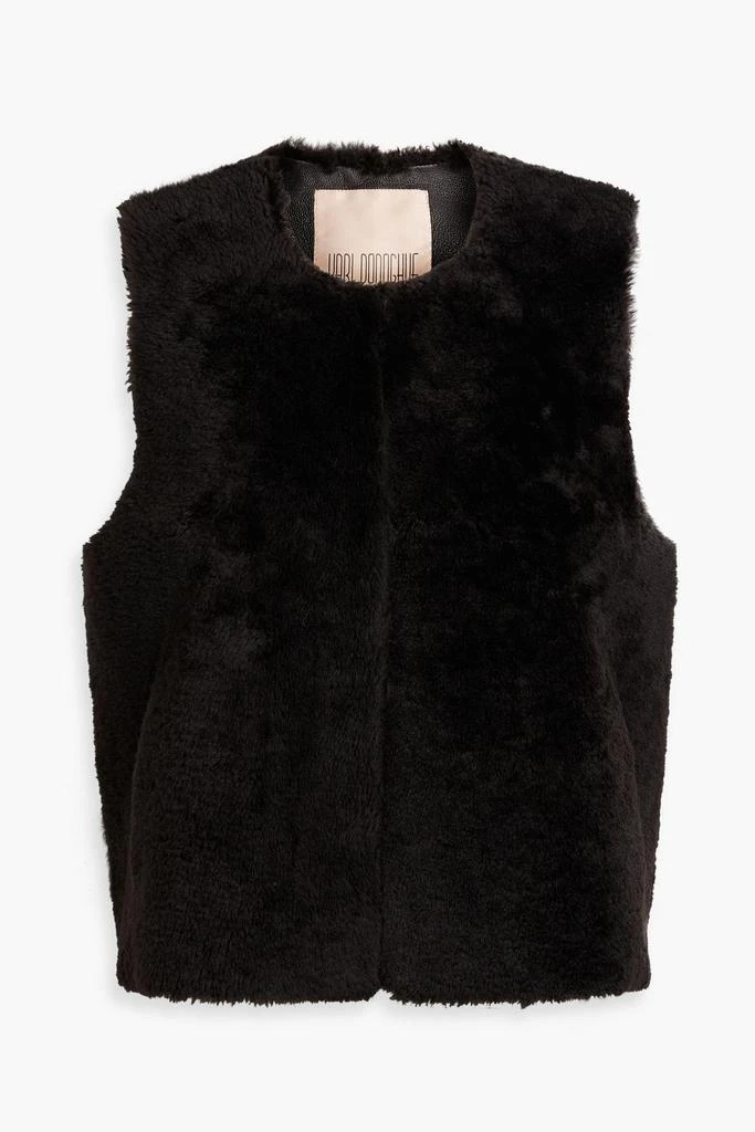 Karl Donoghue Shearling vest 1
