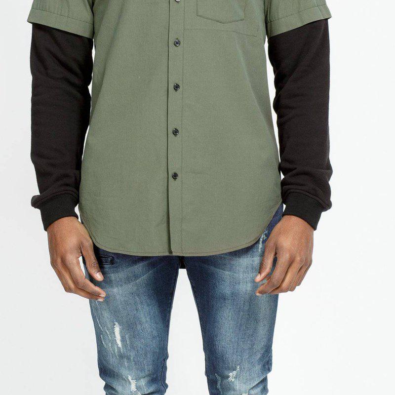 Konus Men's 2 Layer Shirt In Grape Leaf