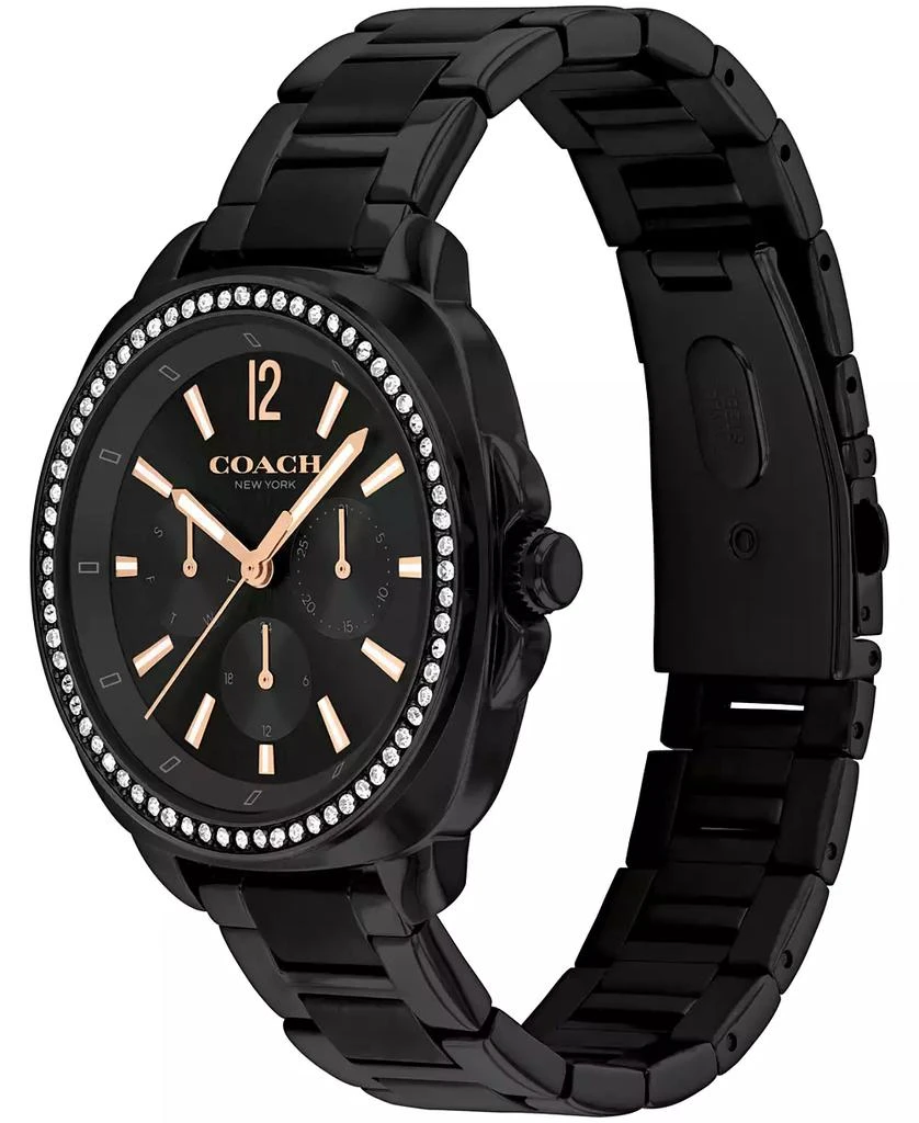 Coach Women's Kitt Ionic Plated Black Stainless Steel Bracelet Watch 2