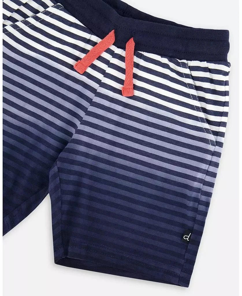 Deux par Deux Toddler Boys Cotton Shorts Gradient Stripes - Toddler|Child 3
