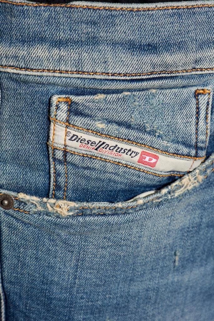Diesel Diesel 2005 D-Fining 09h45 Distressed Tapered-Leg Jeans 5