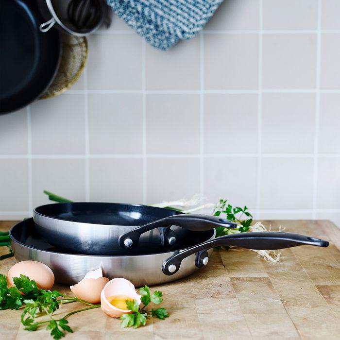 Greenpan Venice Pro Noir 2-Piece 10" & 12" Ceramic Nonstick Frypan Set