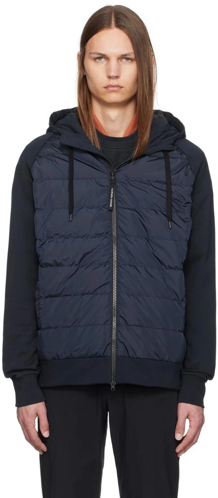 Navy Hybridge Huron Zip Down Jacket – On Sale Now with Up to 10