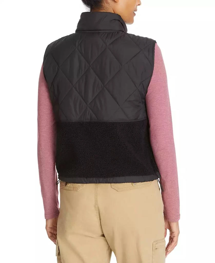 BASS OUTDOOR Women's Mixed-Media Zip-Front Campfire Vest 6
