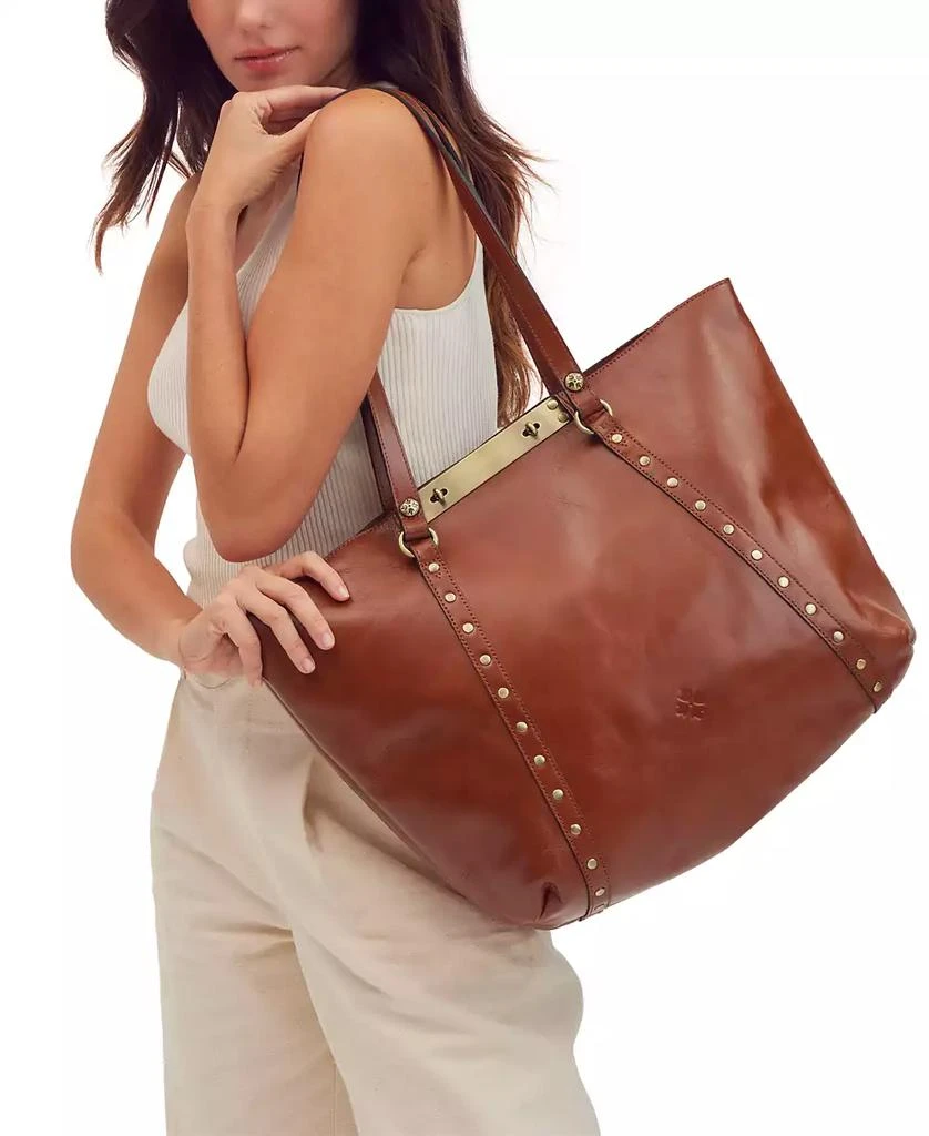 Patricia Nash Benvenuto Smooth Leather Tote 3