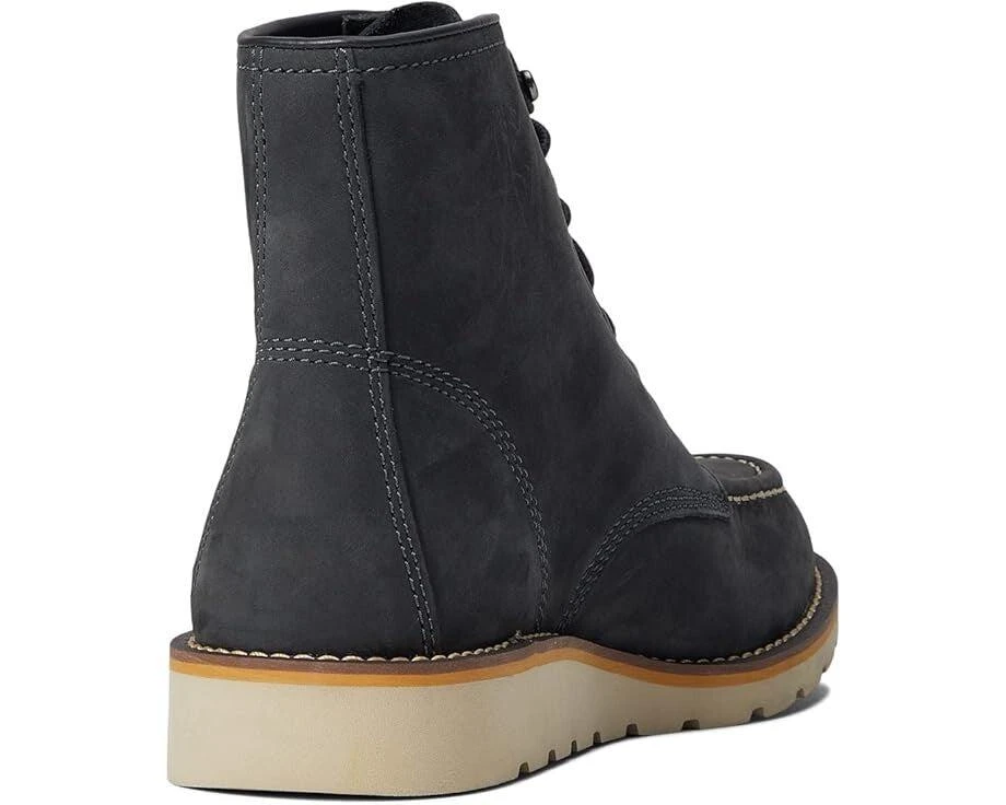 Carhartt FW6027-W Boots Women
s 10 Dark Gray Nubuck Leather 6" Moc Toe ZPO2994 4