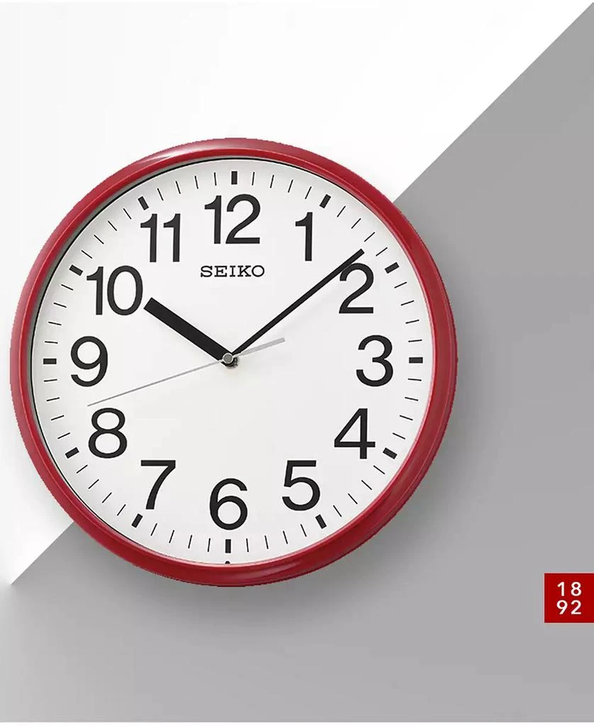 Seiko Classic Red Office Clock 3