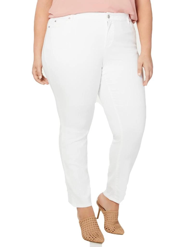 Vince Camuto Plus Womens Skinny High Waist Jeans 1