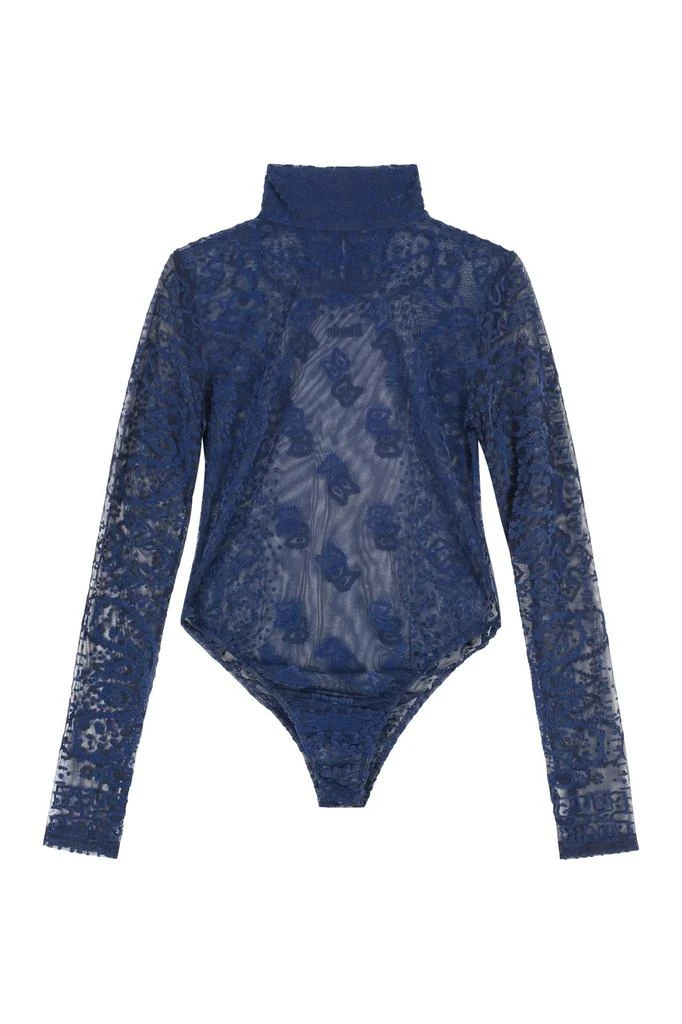Rhude Rhude Bandana-Embroidered High Neck Bodysuit