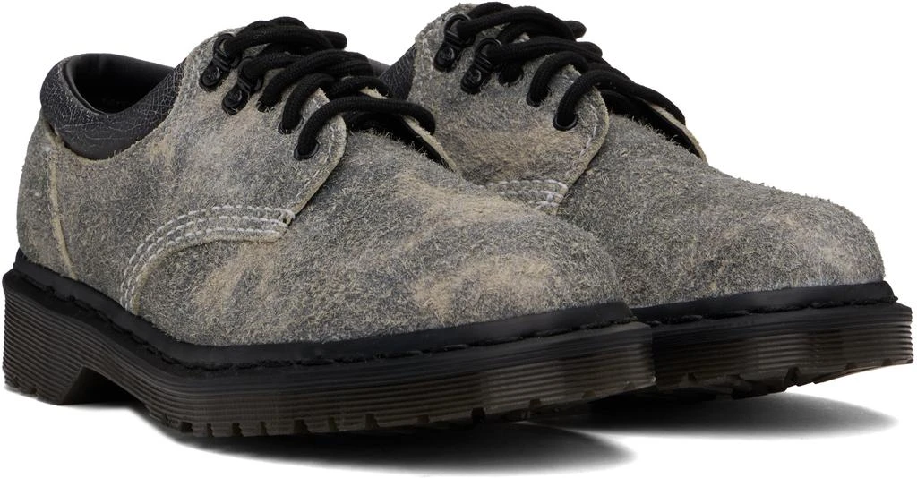 Dr. Martens Gray 8053 Stonewashed Suede Casual Derbys 4