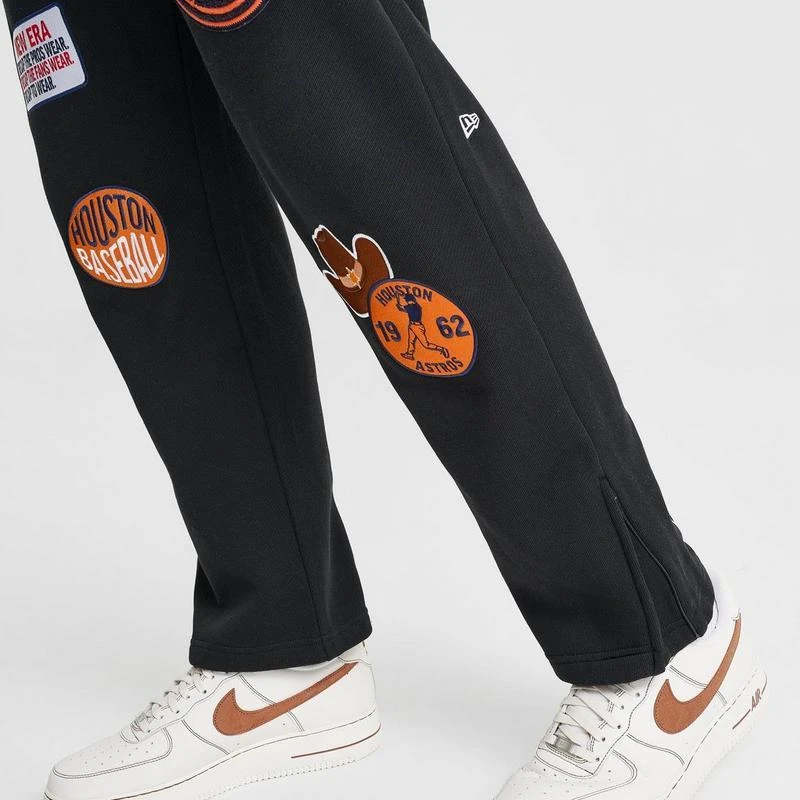 New Era Men's New Era Houston Astros MLB Patch Sweatpants 6