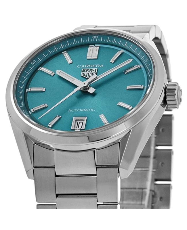 TAG Heuer Tag Heuer Carrera Date Automatic Turquoise Dial Steel Women's Watch WBN2316.BA0001 2