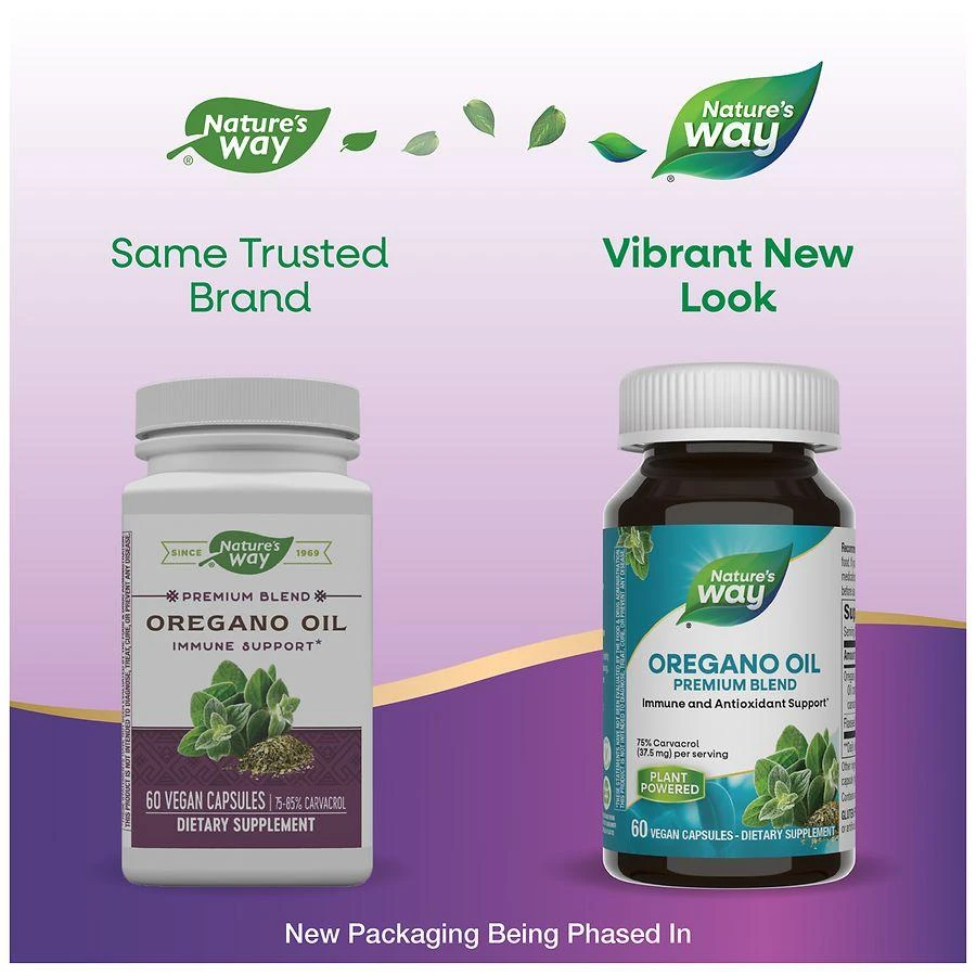 Nature's Way Oregano Oil Vegan Capsules 3