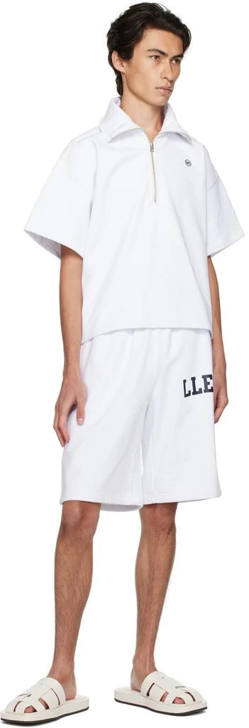 Recto SSENSE Exclusive Off-White Half-Zip Polo 4