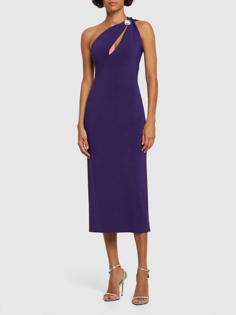 GALVAN Skye Compact Knit Midi Dress 1